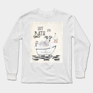 Farm Animals Bath D1 Long Sleeve T-Shirt